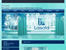 Tablet Screenshot of lasota-m.pl